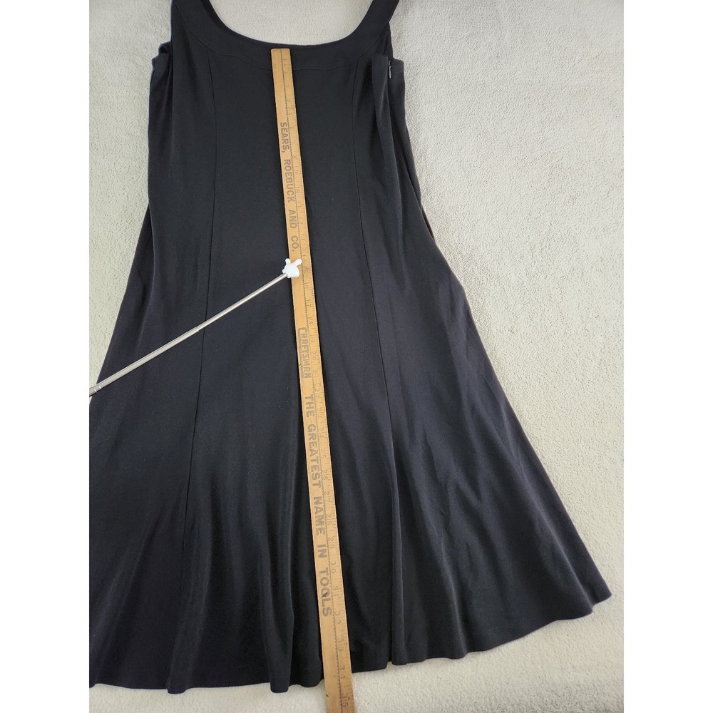 Ralph Lauren Fit and Flare Sleeveless Strappy Black Cocktail Dress Size 12 - Picture 7 of 9
